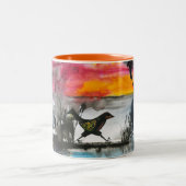 Laufvogel Zweifarbige Tasse (Mittel)