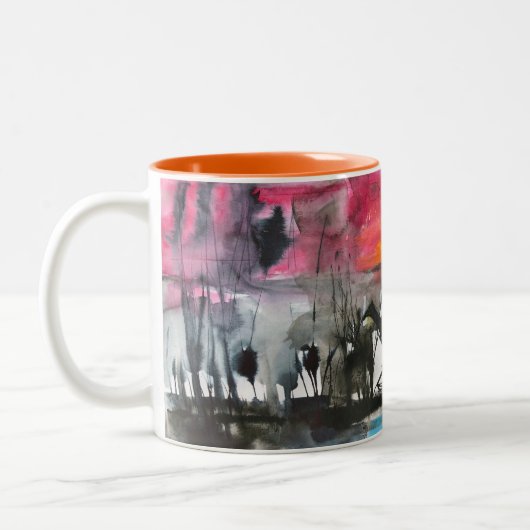 Laufvogel Zweifarbige Tasse (Links)