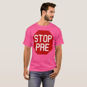 Laufvorbereitung stoppen T-Shirt (Vorne ganz)