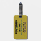 Laufwalze Gepäckanhänger (Rückseite vertikal)