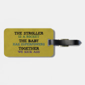 Laufwalze Gepäckanhänger (Rückseite horizontal)