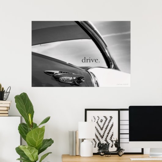 Laufwerk Classic Car Poster 1 (Heimbüro)