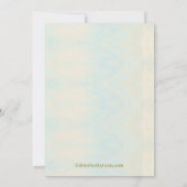 Laufwerk durch Babydusche für Junge oder Mädchen Einladung (Rückseite)