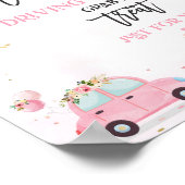 Laufwerk durch Babydusche Leckerei bevorzugen Schi Poster (Ecke)