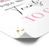 Laufwerk durch Babydusche Leckerei bevorzugen Schi Poster (Ecke)