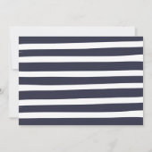 Laufwerk mit Babydusche Einladung Blauer Blumendus (Rückseite)