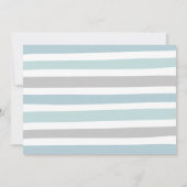 Laufwerk mit Babydusche zur Einladung Kinderdusche (Rückseite)