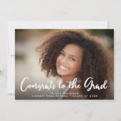 Laufwerk nach Graduierungspartei Foto Classic Blue Einladung (Vorderseite)