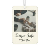 Laufwerk sicher, I-Liebe Sie - Benutzerdefiniertes Autolufterfrischer (Rückseite)