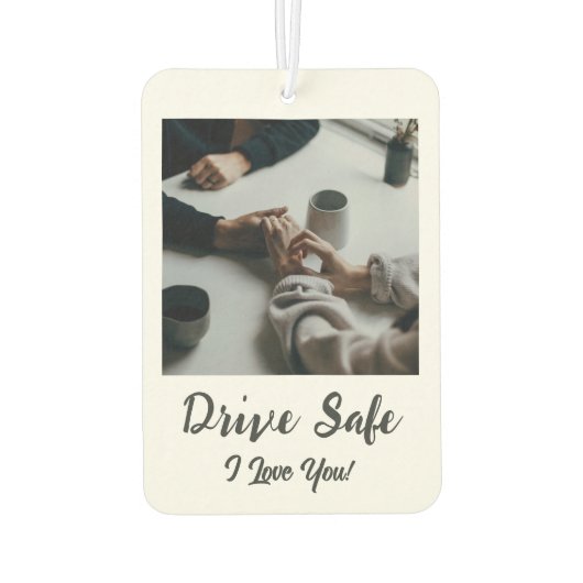 Laufwerk sicher, I-Liebe Sie - Benutzerdefiniertes Autolufterfrischer (Rückseite)