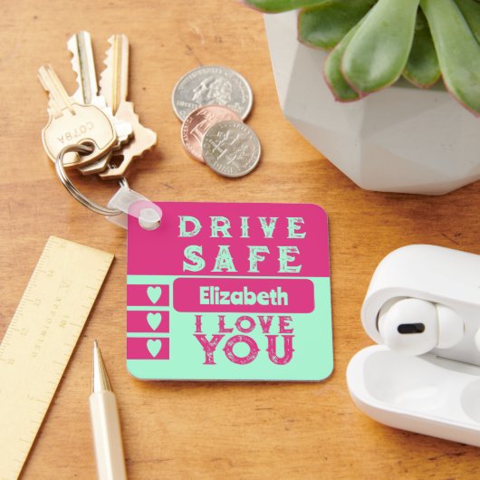 Laufwerk sicher I Liebe Sie geben den Namen Foto p Schlüsselanhänger (Schreibtisch)