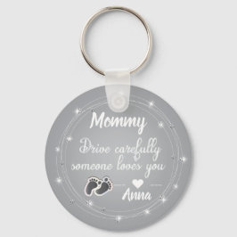 Laufwerk Vorsichtig Silberdiamanten Anführungsdesi Schlüsselanhänger