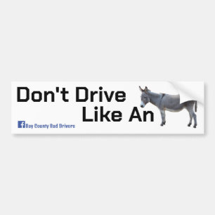 Laufwerk wie ein Donkey Autoaufkleber