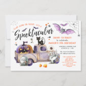 Laufwerk zu Halloween Geburtstagsbündel oder Lecke Einladung (Vorderseite)