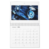 Laufwerksdauer: Vintager Dashboard-Uhrenkalender 2 Kalender (Jan 2026)