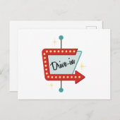 Laufwerkszeichen Postkarte (Vorne/Hinten)