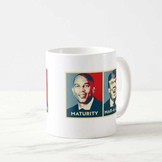 Laufzeit über Mar-a-Lago-Tasse Kaffeetasse (VorderseiteRechts)