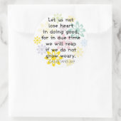 Laufzeitaufkleber Runder Aufkleber (Tasche)