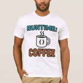 Laufzeitkaffee T-Shirt (Vorderseite)