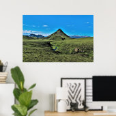 Laugavegur Landscape Poster (Heimbüro)