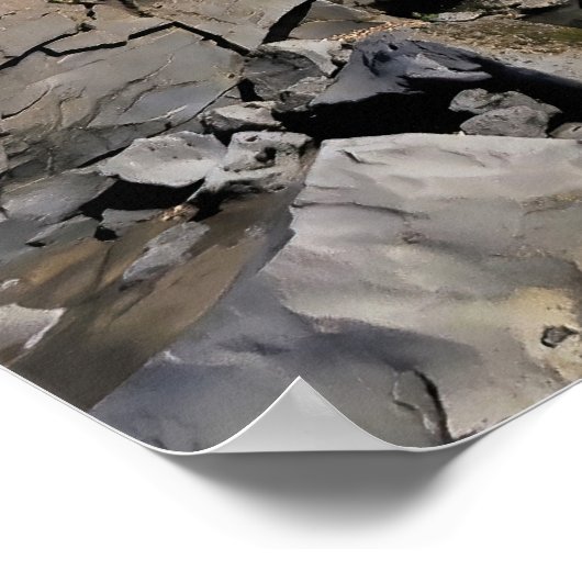 Laugavegur Stream Crossing Poster (Ecke)