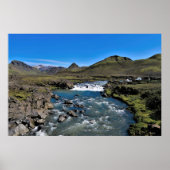 Laugavegur Stream Crossing Poster (Vorne)