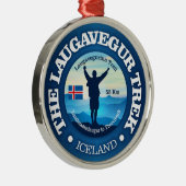 Laugavegur Trek (Wandern) Ornament Aus Metall (Rechts)