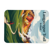 Laugavegur-Wanderweg Island Magnet (Horizontal)
