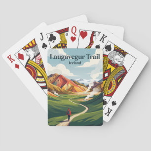 Laugavegur-Wanderweg Island Spielkarten