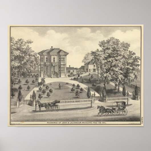 Laugenour Residenz, Woodland Poster (Vorne)