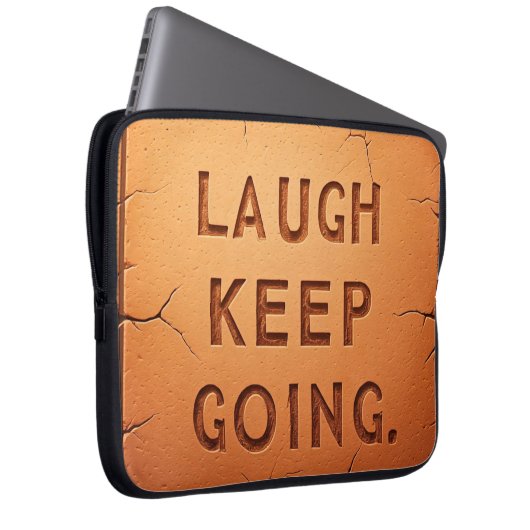 Laugh Behalt Going Laptopschutzhülle (Vorne Rechts)