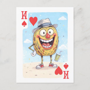Laugh Deck Feiertagspostkarte