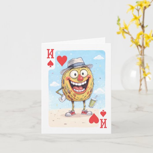 Laugh Deck Karte (Gelbe Blume)