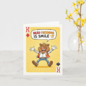 Laugh Deck Karte (Gelbe Blume)