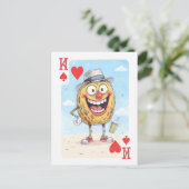 Laugh Deck Postkarte (Stehend Vorderseite)