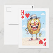 Laugh Deck Postkarte (Vorne/Hinten)