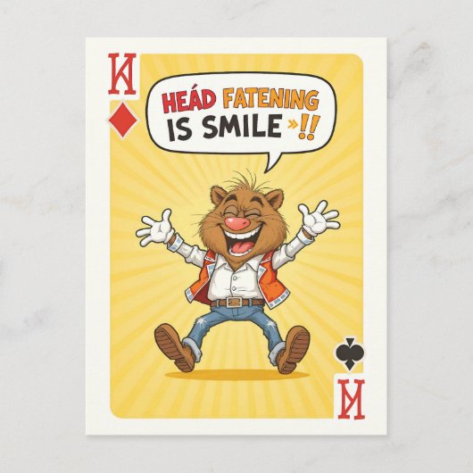 Laugh Deck Postkarte (Vorderseite)
