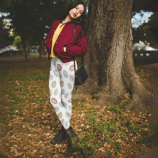 Laugh Doodle Capri Leggings