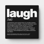 Laugh Fotoplatte (Vorderseite)