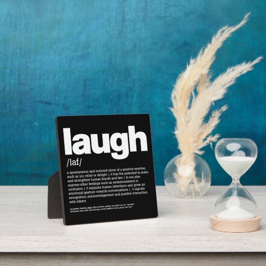 Laugh Fotoplatte (InSitu)