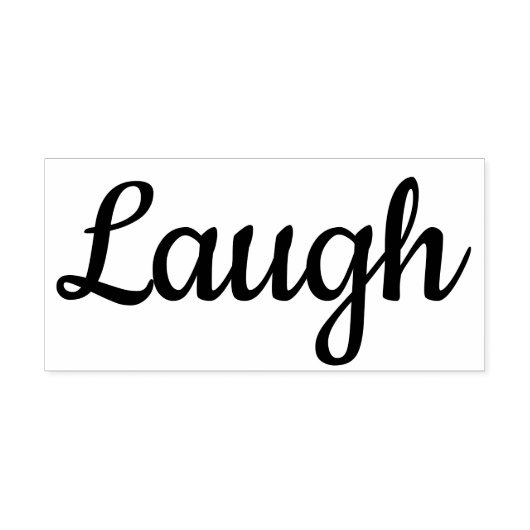 Laugh Gummistempel (Prägung)