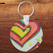 Laugh Heart Keychain Schlüsselanhänger (Vorderseite)