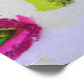 Laugh Hearts Connect Painting Art Poster Print (Ecke)