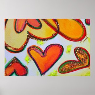 Laugh Hearts Garden Malerei Art Poster Printing