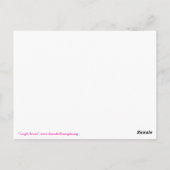 Laugh Hearts Garden Postcard Postkarte (Rückseite)