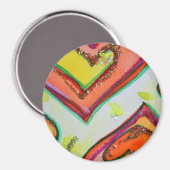 Laugh Hearts Magnet (Vorderseite/Rückseite)