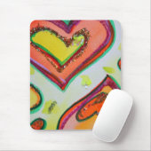 Laugh Hearts Mousepad (Mit Mouse)