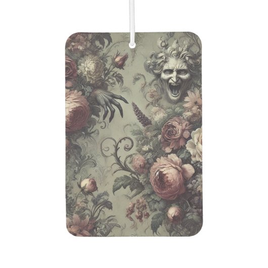 Laugh Lines - Gothic Floral Autolufterfrischer (Vorderseite)