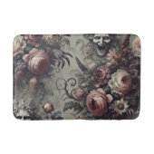 Laugh Lines - Gothic Floral Badematte (Vorderseite)