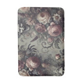 Laugh Lines - Gothic Floral Badematte (Vorderseite Vertikal)